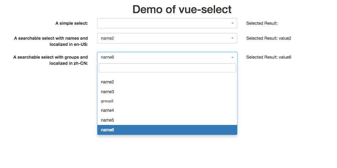 Vue select By Haixing Hu Vue select By Haixing Hu